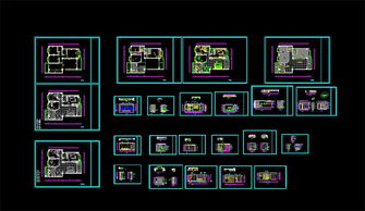 CAD室内装修设计 家居用品平面图图库的图文设计与制作指南